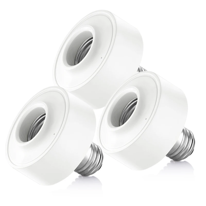 E26/E27 WiFi Smart Light Bulb Adapter Lamp Holder Base AC Life/Tuya Wireless Voice Control with Alexa Google Home 85-265V | Освещение