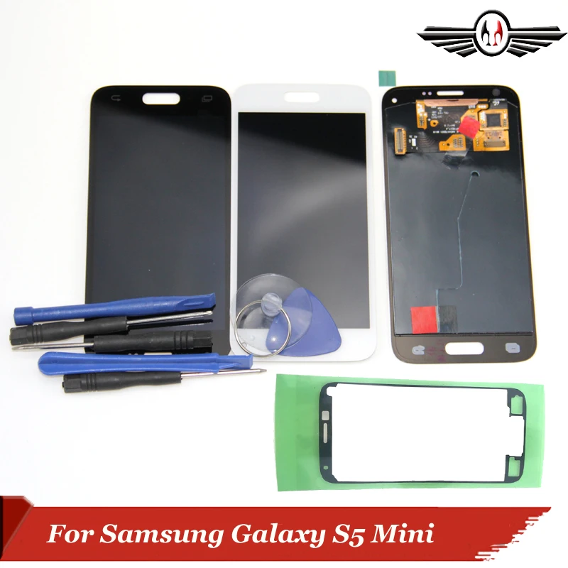 Оригинальный Новый ЖК дисплей для Samsung Galaxy S5 Mini G800 G800F G800H сенсорный экран с