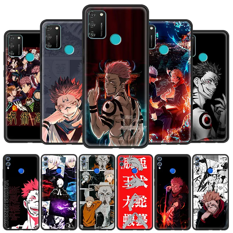 

jujutsu kaisen Cell Phone Case for Huawei Y7 Y6 Y9 2019 Y6p Honor 9X 20 9A 8X 30i 9S 8S 10 Lite 30 Pro Play 9C Cover