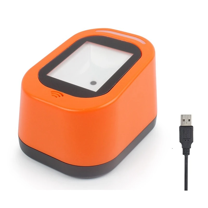 T97 Настольный usb-кабель проводной 1D/2D qr-код, матрица данных, PDF417, Aztec, Maxicode считыватель штрих-кодов 2D сканер штрих-кодов - Цвет: Красный