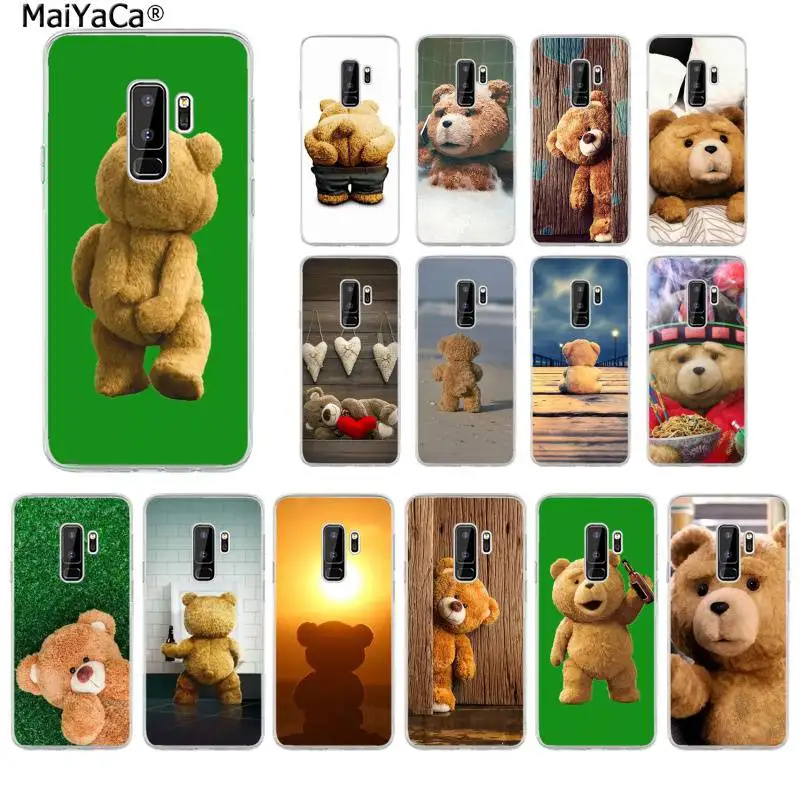 Чехол для телефона MaiYaCa Your good friend коричневый плюшевый мишка Samsung S10 E S9 plus S6 edge S7edge