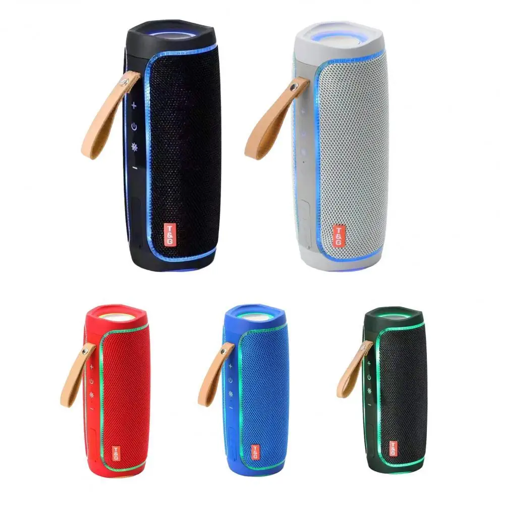 

TG287 Bluetooth Speaker Portable TF Card/U Disk Column FM Radio Wireless Loudspeaker for Outdoor