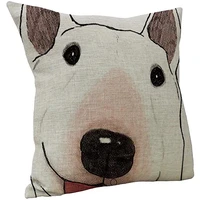 nunubee animal home car decor cotton linen throw sofa pillow case cushion cover big dog