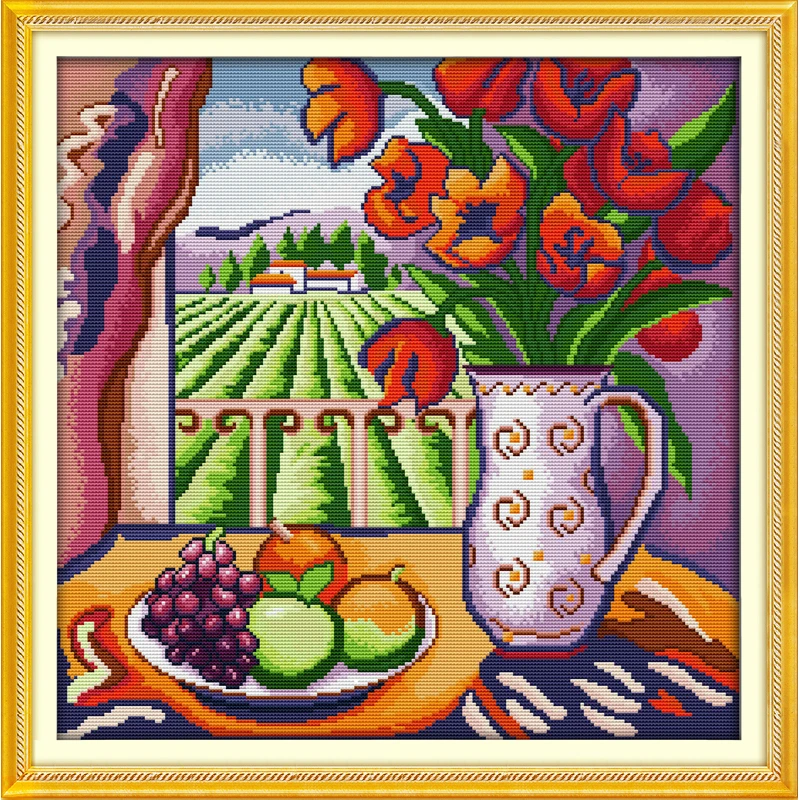 Everlasting Love The Window View китайские наборы крестиков экологическая хлопковая ткань 11CT DIY