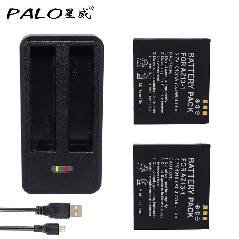 Новые высококачественные аксессуары для экшн камеры Xiaomi yi 2 шт. 1010 мАч двойное