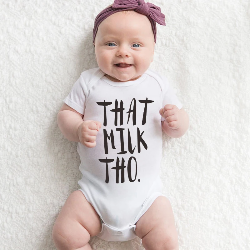 Молочный и с принтом в виде крестиков принт Одежда для новорожденных детей