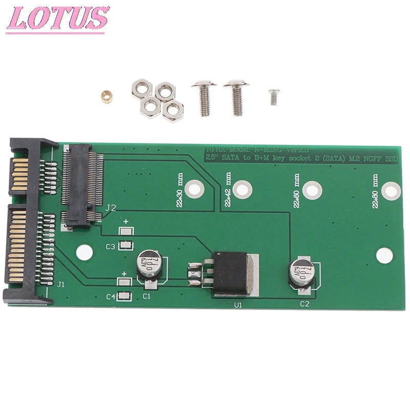 Новинка адаптер Ngff ( M2 ) ssd на 2 5 дюйма sata m.2 ngff sata3 карта преобразования 1