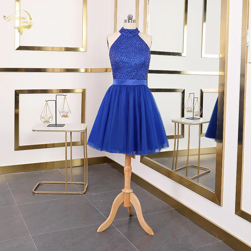 Vestido Coctel 2020 Новое поступление корсет вышитый бусинами коктейльные платья