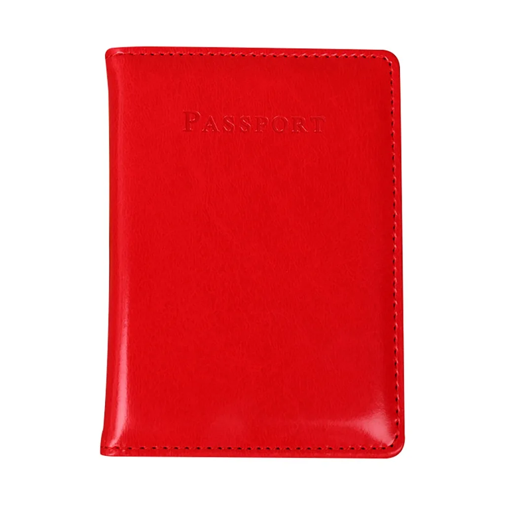 Унисекс Обложка для паспорта кожаный кошелек Портмоне Паспорт пакет держатель