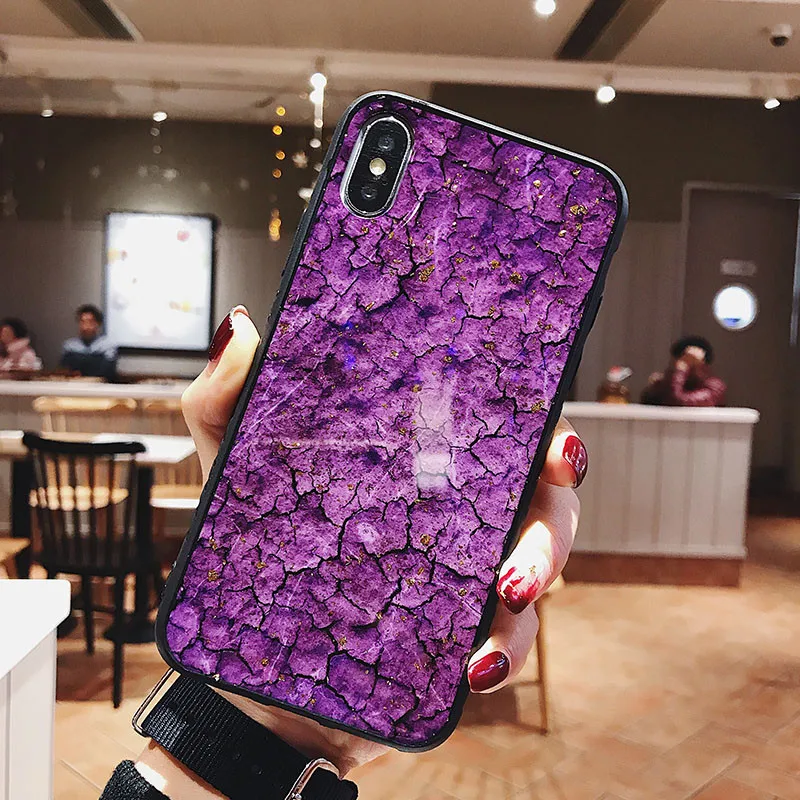 Модный Блестящий мрамор Мягкий ТПУ чехол для iPhone 6s 7 8 Plus Xs XR Max Coque Funda| |