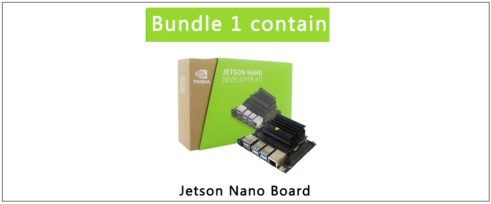 NVIDIA Jetson Nano Developer Kit Cortex-A57 1,43 ГГц 128-core Maxwell GPU Акриловый Чехол | вентилятор | адаптер питания | sd-карта | HDMI