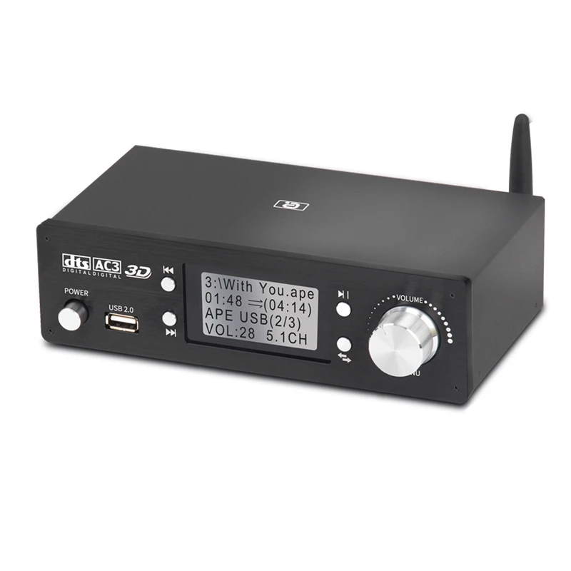 5.1CH o декодер Bluetooth 5 0 Reciever DAC DTS AC3 Dolby 4K HDMI экстрактор конвертер SPDIF ARC звуковая