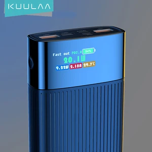 kuulaa digital display power bank 20000mah qc pd 3 0 poverbank fast charging powerbank 20000 mah usb external battery charger free global shipping