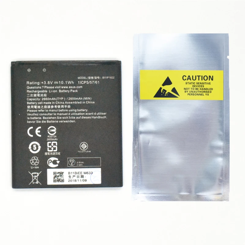 

Hekiy 2600 B11P1602 ASUS Zenfone Go 5 "ZB500KL X00AD X00ADC X00ADA
