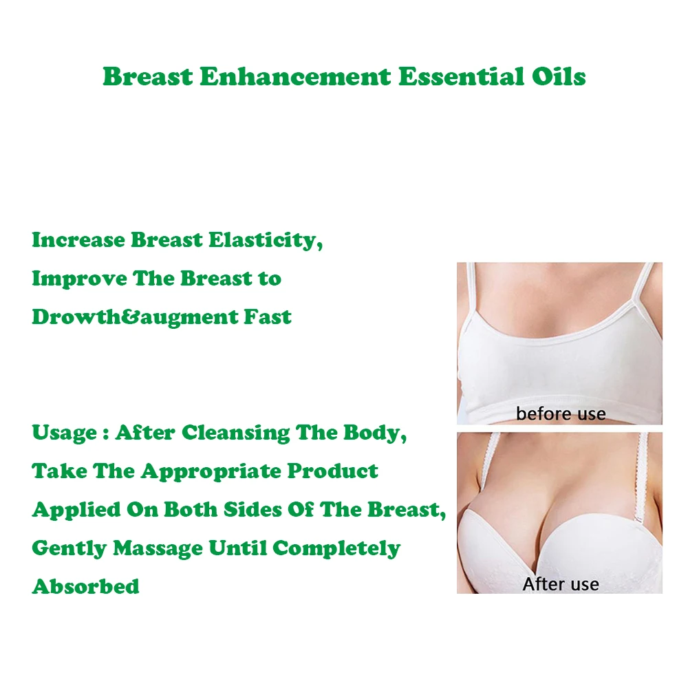 Breast Enlargement Essential Oil Frming Enhancement Enlarge Big Bust Enlarging Bigger Chest Massage |