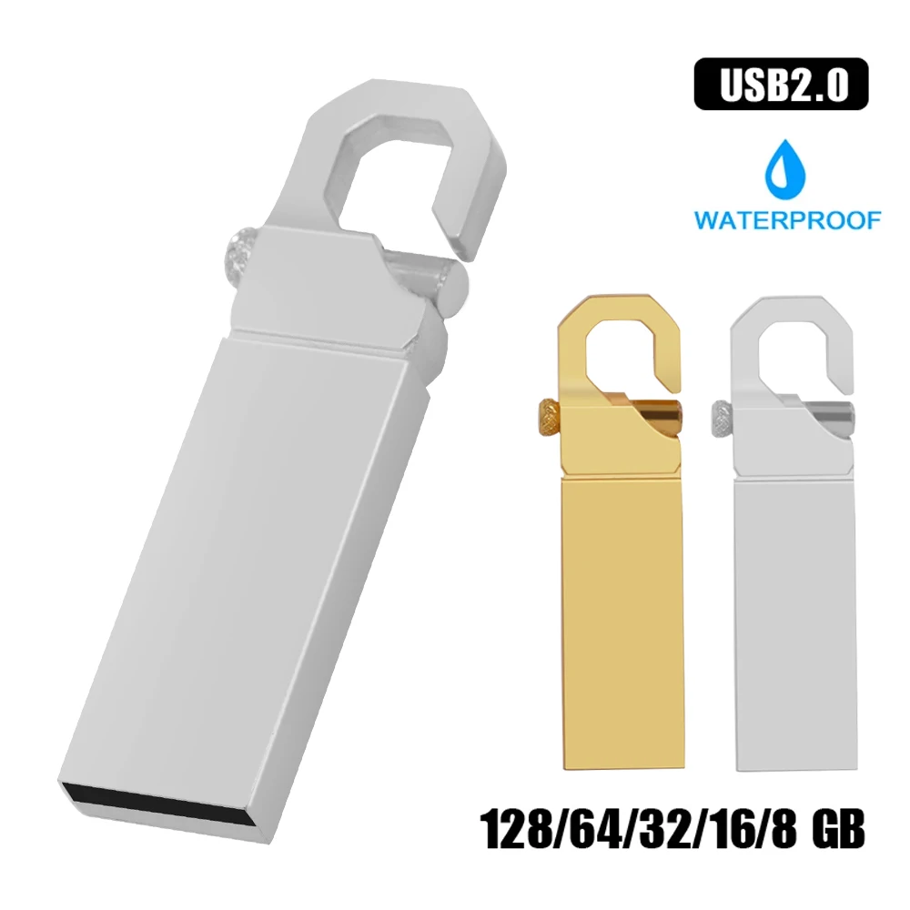 

Металлический флеш-накопитель usb 2,0, 128 ГБ, 8 ГБ, 16 ГБ, 32 ГБ, 64 ГБ, 128 ГБ
