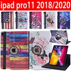 Чехол для планшета Apple Ipad Pro, вращающийся на 360 градусов, 11 дюймов, 20202018, с подставкой, с защитой от царапин