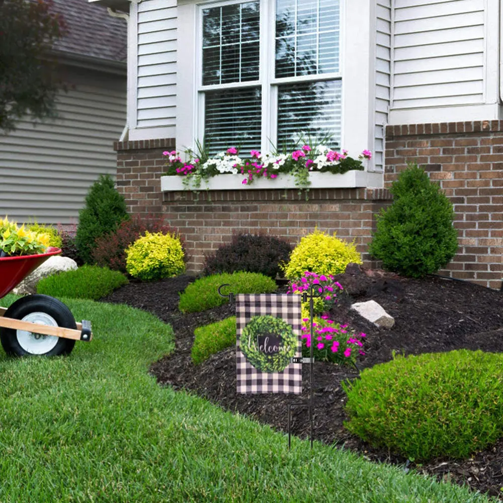 1 шт. железная подставка для флага сада|Флаги баннеры и аксессуары| |