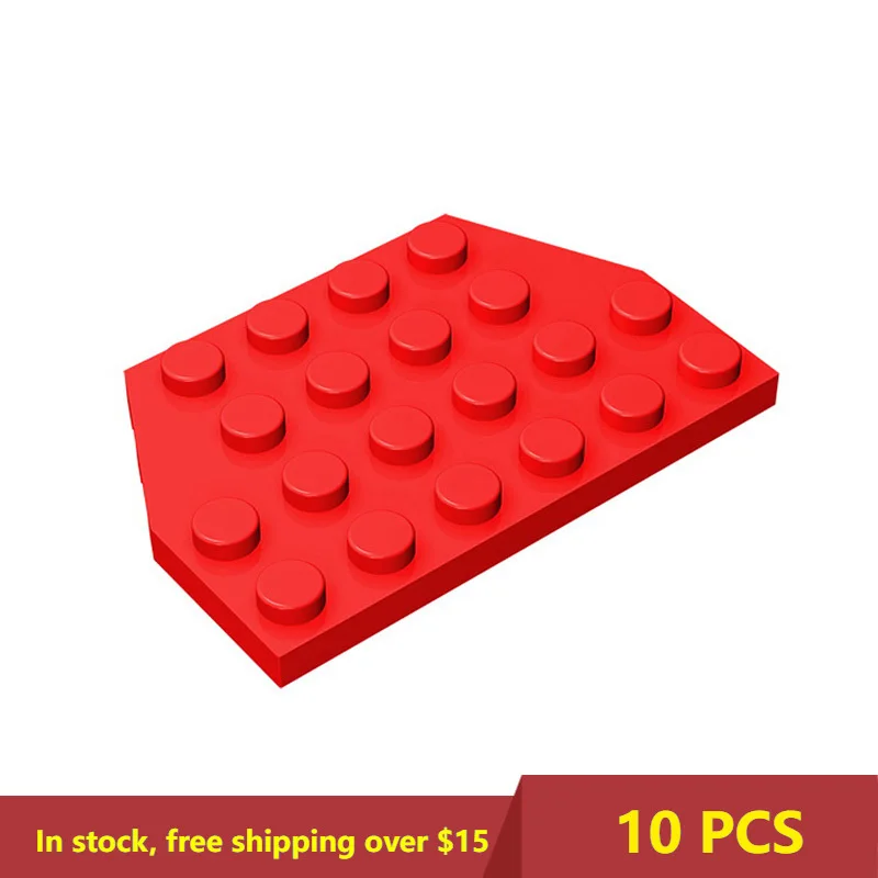

10PCS MOC Bricks Assembles Particles 32059 4x6 For Building Blocks Parts DIY Educational High-Tech Parts Kids Gifts Toys