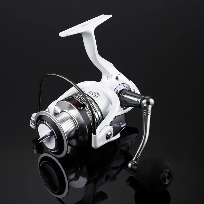 

LIEYUWANG Freshwater Spinning Reel 5.2:1Gear Ratio 13+1BB1000 2000 3000 4000 5000 6000 7000 8KG Max Drag Reel Fishing Carretilha