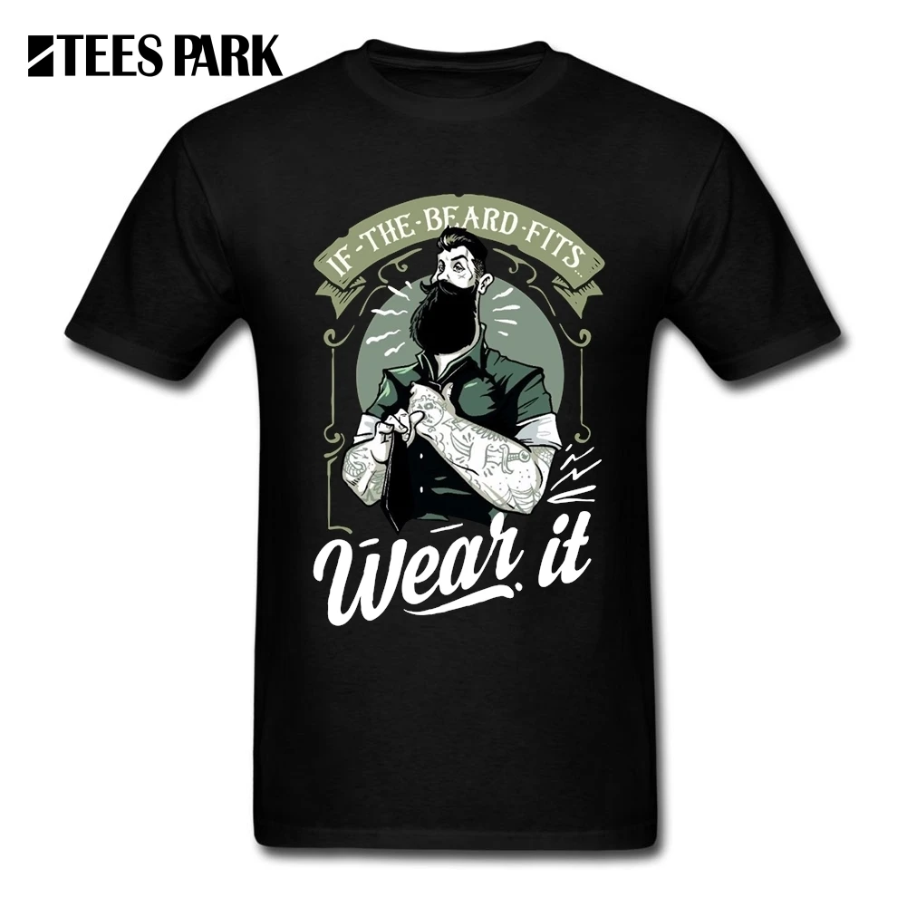 Футболка с бородой и черепом Парикмахерская рокабилли байкер ретро барбершоп 1345