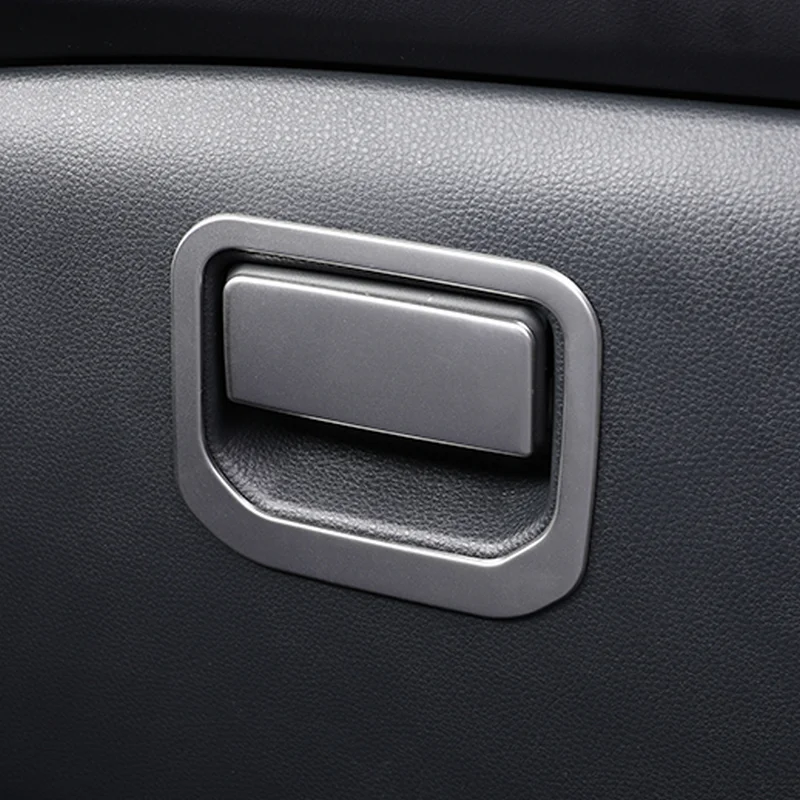 

BJMYCYY Car Styling Stainless steel Co-pilot Glove Box Handle Patch sequins Accessories For Toyota Highlander 2020-2022 XU70
