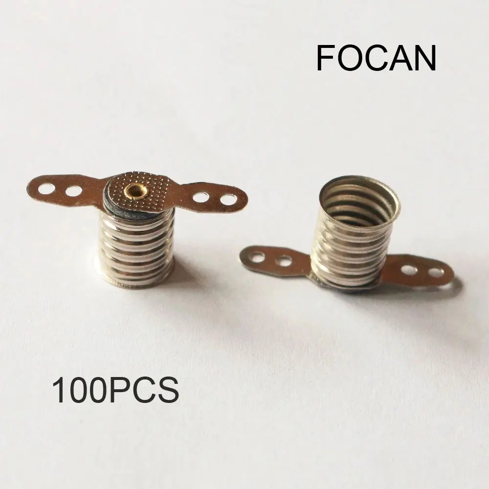 Держатель для лампы E10 патрон миниатюрной с заглушками пайки основа изогнутый