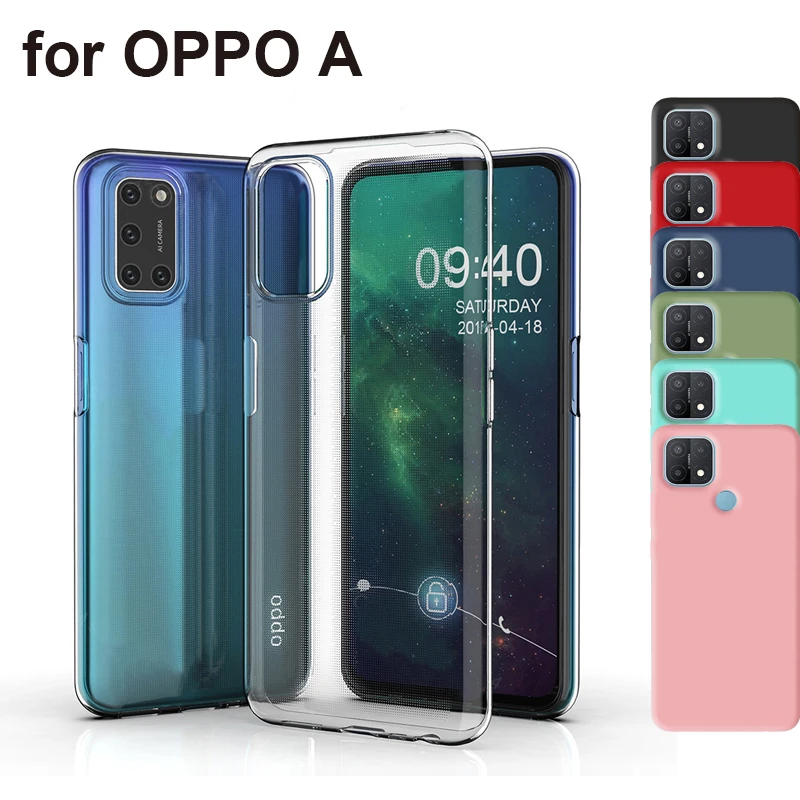 Силиконовый чехол для OPPO A16 A15S A9 2020 A91 A12 A52 A72 A5 A7 A31 A3S AX7 карамельных цветов