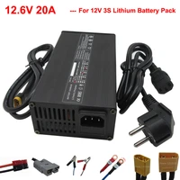 360w 12v 12 6v 20a li ion ebike charger with fan use for 3s 11 1v 12 v lithium battery pack toy car ups system fast charger
