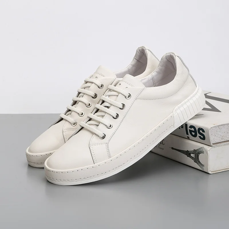 

Casual Soft Bottom Breathable sneakers designer shoes men high quality British retro men shoes all-match cowhide Leisure shoes