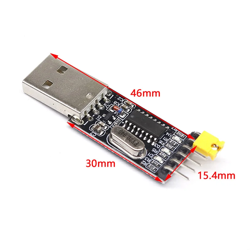 Модуль адаптера преобразователя CH340G TTL/USB модуль TTL UART плата микроконтроллера STC