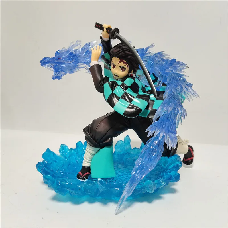 Аниме Фигурка Kimetsu no Yaiba Kamado Tanjirou ПВХ Фигурки демонический убийца DIY Набор игрушек
