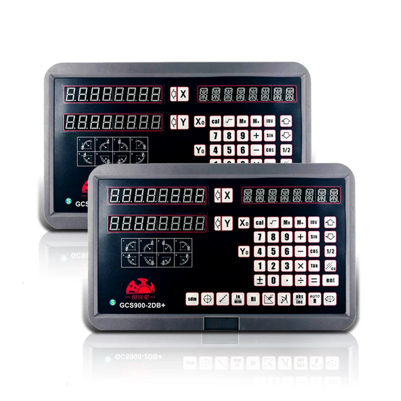 HXX DRO с 2 шт линейная шкала Системы Ось цифровой индикации для сверла