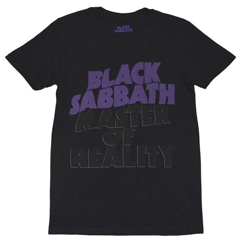 

heavy metal T-shirt rock band BLACK SABBATH Master Of Reality black Sabbath