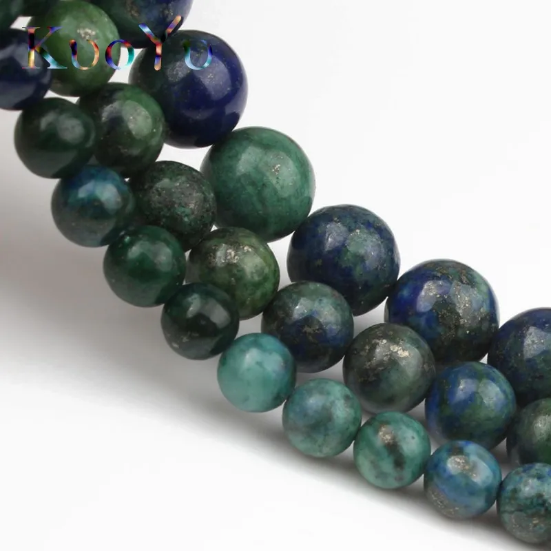 Круглые Бусины Из Натурального лазурита незакрепленные бусины из камня для