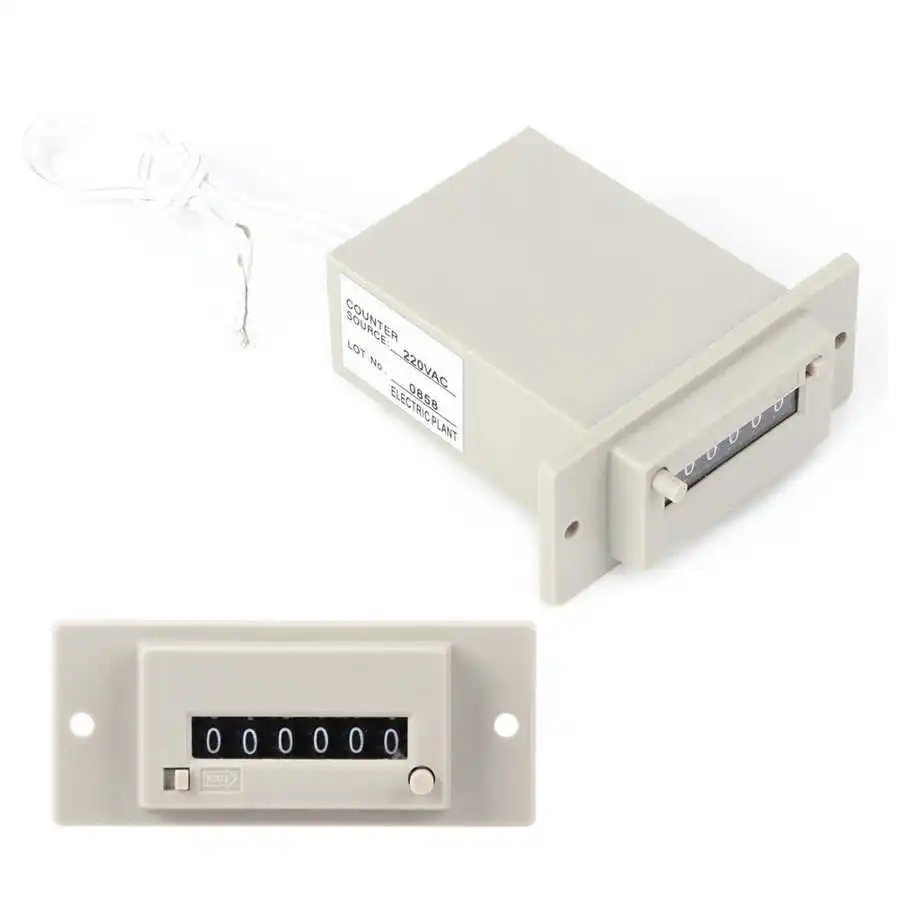 6 значный счетчик электрического сигнала для