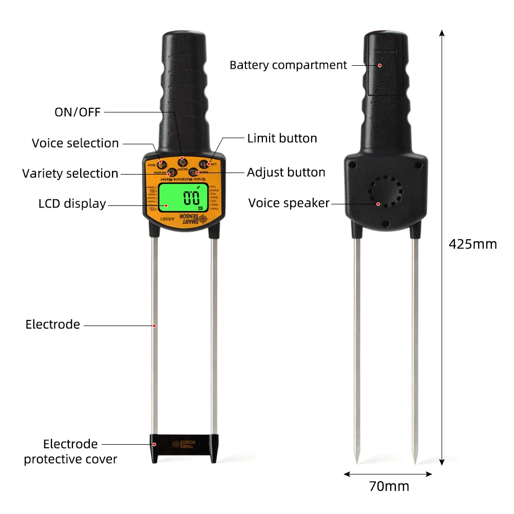 Сепаратор зерновой воды Yieryi может измерять 14 видов сельскохозяйственных культур