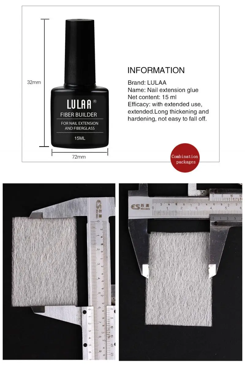 10/20 ПК наращивание ногтей стеклоткани наклейки по уходу за ногтями из