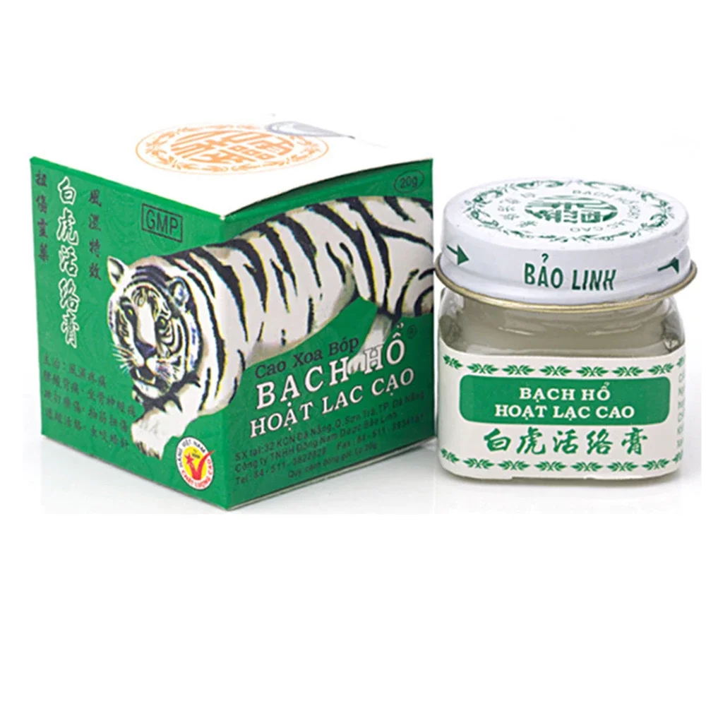 3/5 шт. 20 г оригинальный белый тигровый Пластырь от головной боли Обезболивающий