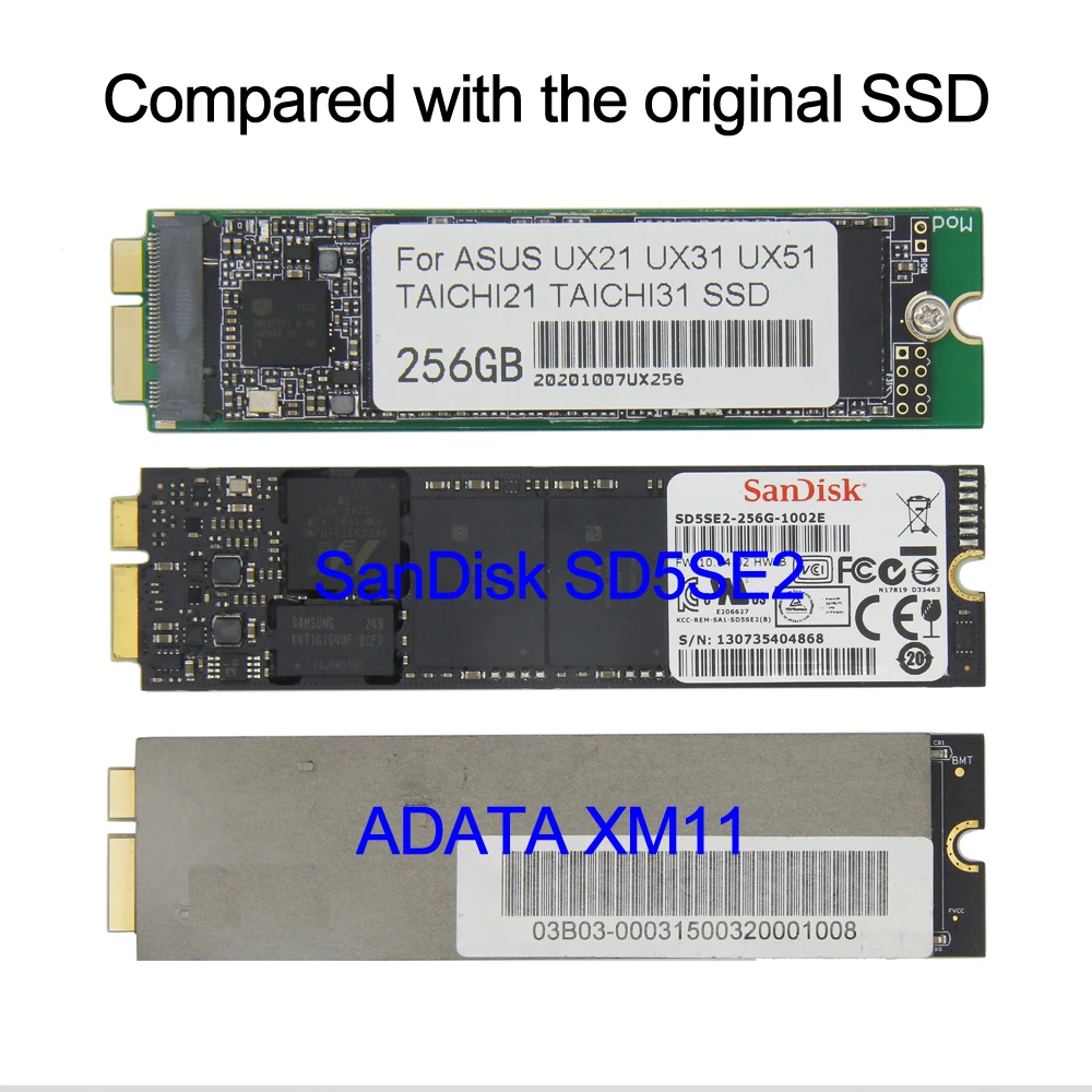 Новый 128 ГБ 256 SSD для ASUS Taichi21 TAICHI 31 UX21A UX31A UX21E UX31E UX51 UX51E твердотельный диск замена XM11
