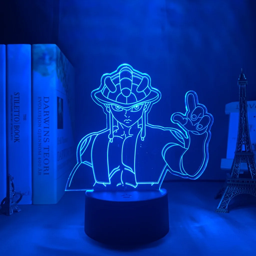 

3d Светодиодная лампа Anime Hunter X Hunter для спальни, Декор, светильник, подарок на день рождения, комнатная настольная лампа, акриловый светодиодн...