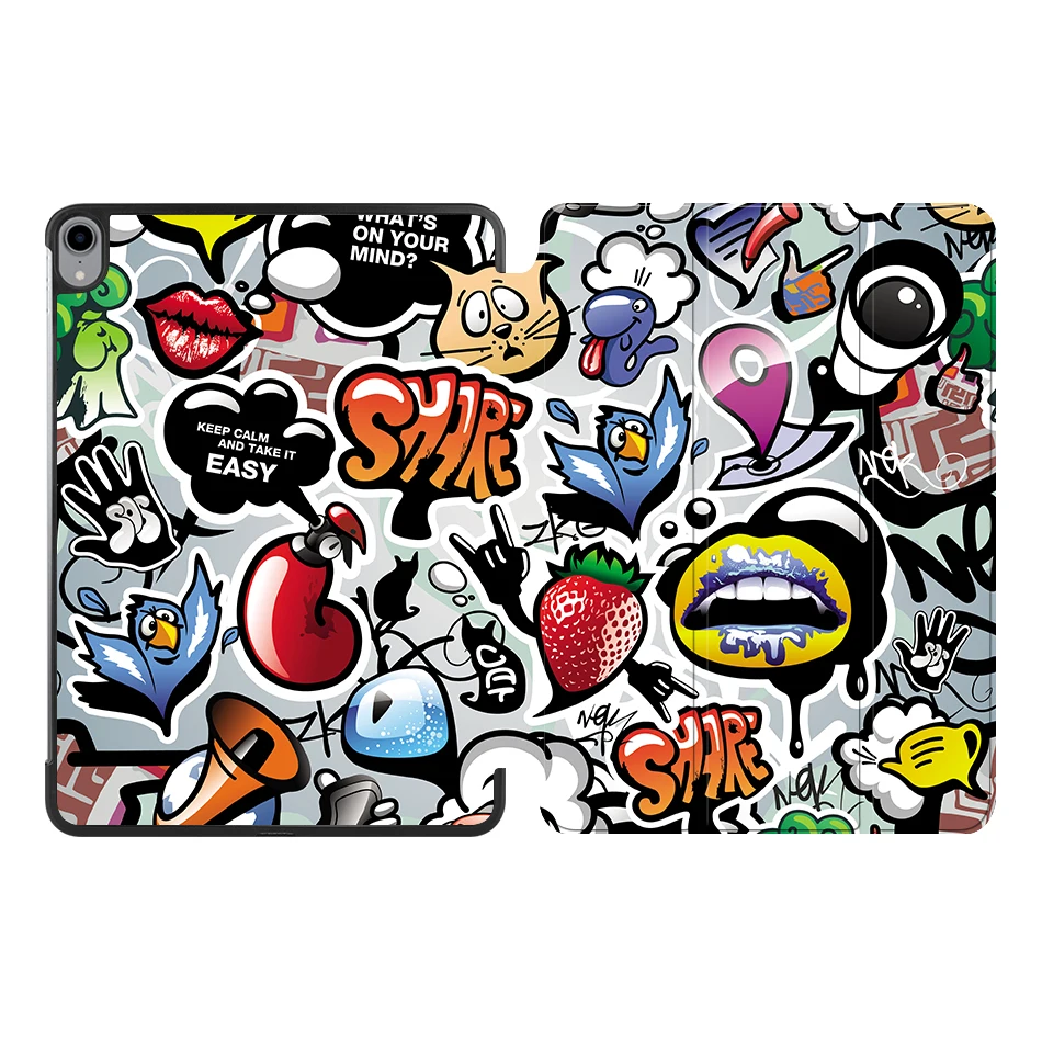 IP18 MTT чехол с граффити для iPad Pro, 11 дюймов,, тонкий, из искусственной кожи, магнитный, откидной, откидной, с подставкой, чехол для планшета, чехол A80, A1934, a1989, A2013 - Цвет: IP18