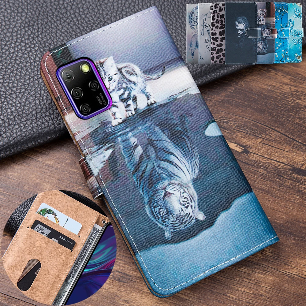 Чехол книжка Elephone E10 Pro с изображением кота|Бамперы| |