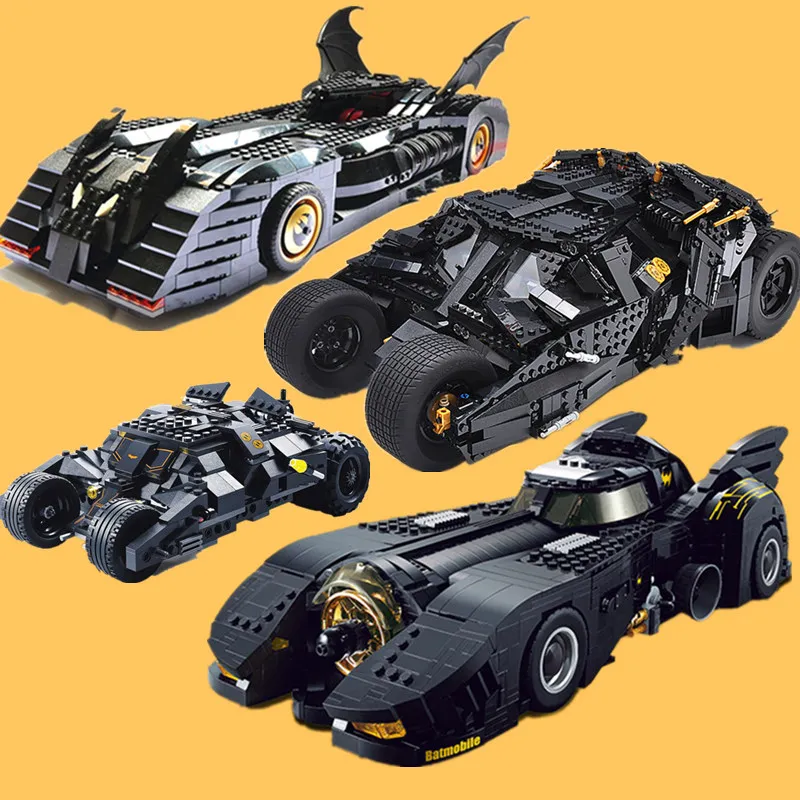 Бэтмобиль Бэтмен Джокер UCS автомобиль Fit Technic MOC-1989 76139 7784 76023 строительный блок кирпичи игрушки подарок для детей