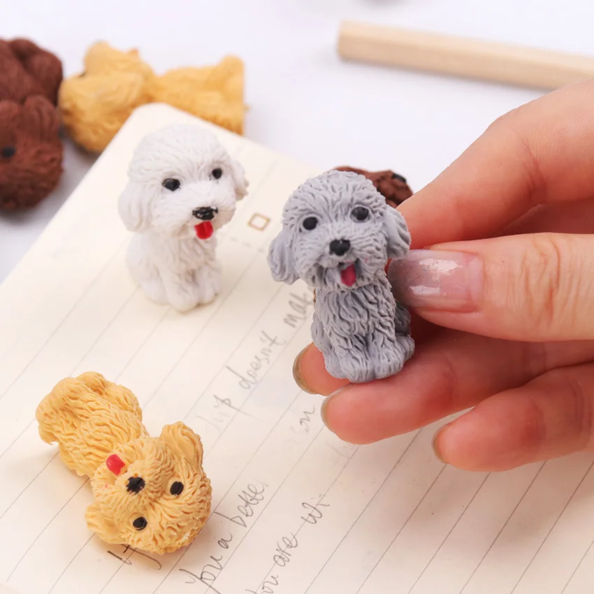 1 шт. креативные милые Пёс из мультфильма ластик Kawaii канцелярский карандаш резиновый ластик для студентов подарки для детей школьные канцелярские принадлежности