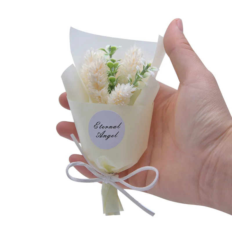 Искусственный цветок мини букет свадебное украшение День Святого Валентина