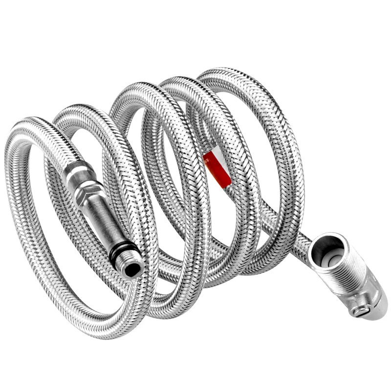 304 SUS плетеный шланг для подачи воды угловой клапан переключатель