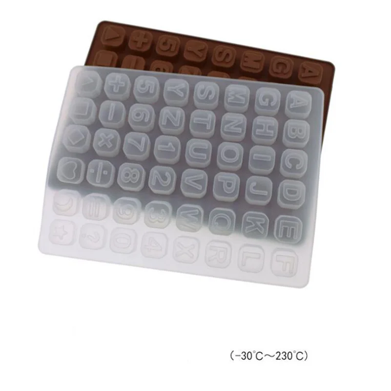 

Letter Number Baking Mold 48 Grid Silicone Chocolate Candy Biscuit Candy DIY Cake Decoration Tools Kitchen Accessories
