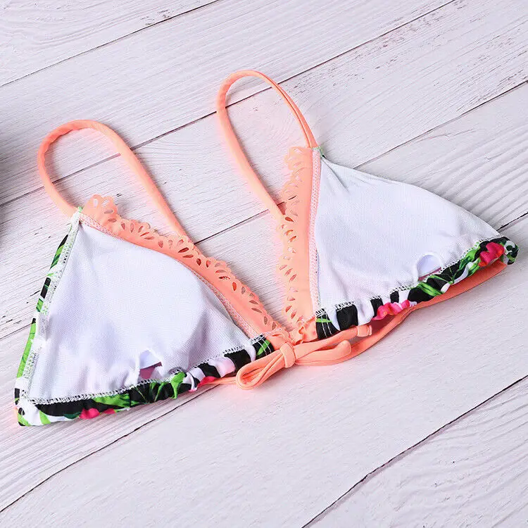 

2Pcs Women Brazilian Bikini Set Sexy Summer Swimwear Swimsuit Bath Suits Beach