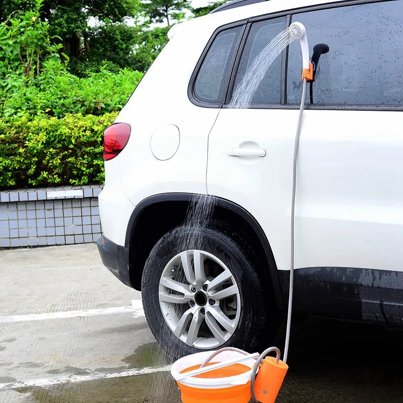 

Portable Outdoor Camping Shower USB Rechargeable for Car Travel Pet Shower